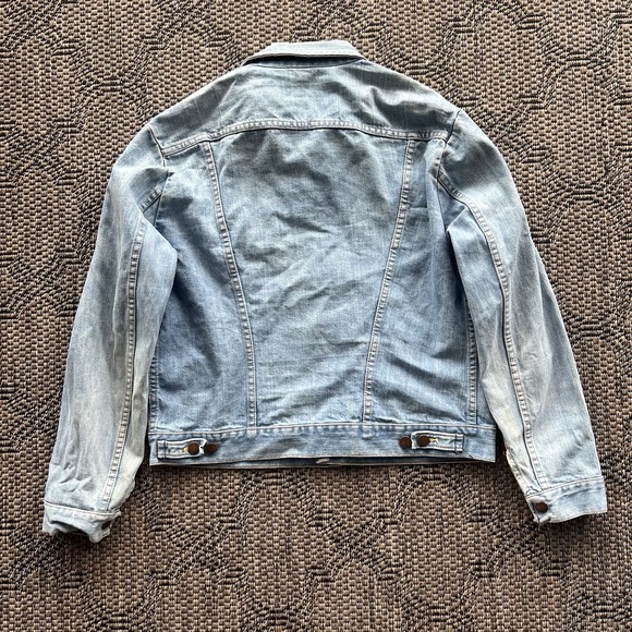 Vintage Blue Bell Maverick Jacket Adult 46 Blue Light Wash Trucker Denim 70s - Picture 5 of 14